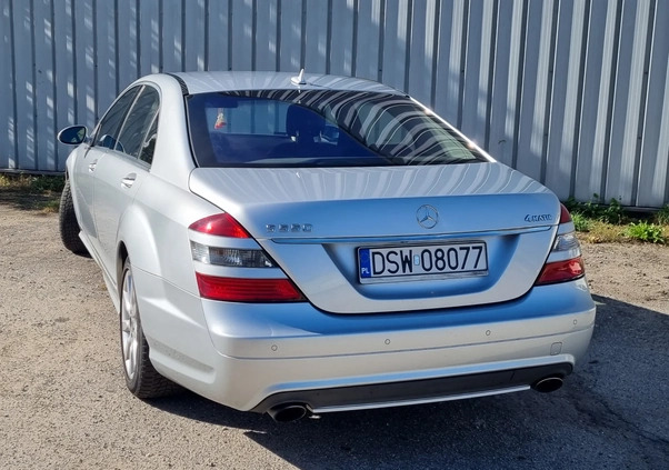 Mercedes-Benz Klasa S cena 69500 przebieg: 124321, rok produkcji 2007 z Świdnica małe 172